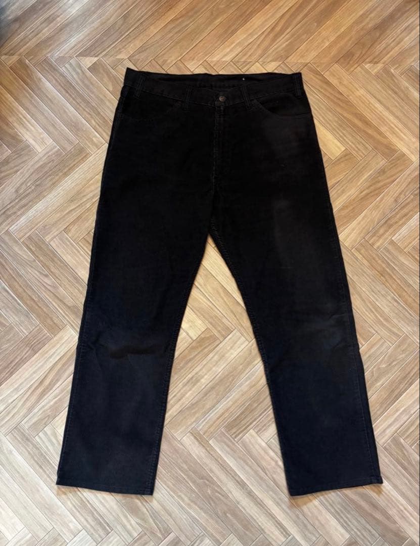 80s levi’s リーバイス　519 1558 コーデュロイ ブラック