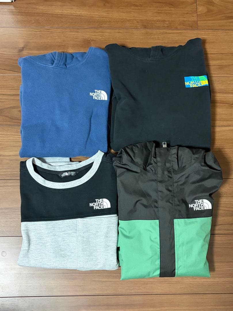 ノースフェイス　冬トップス　4枚セット　160