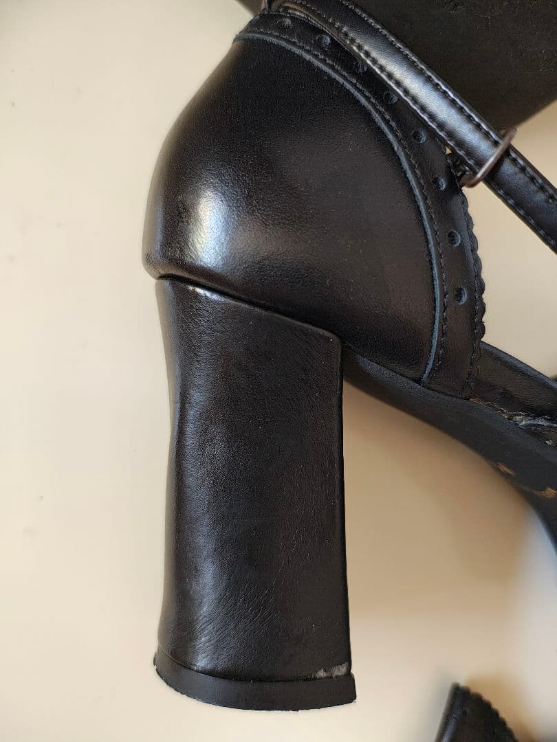 Mary Magdalene メアリーマグダレン 編上リボンストラップシューズ