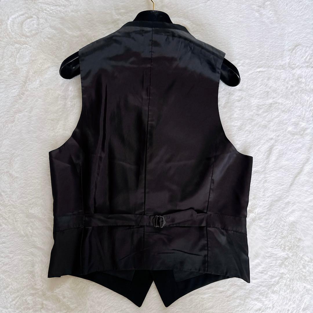 【バーバリーブラックレーベル】スーツ 3ピース 黒 38 Super 120's