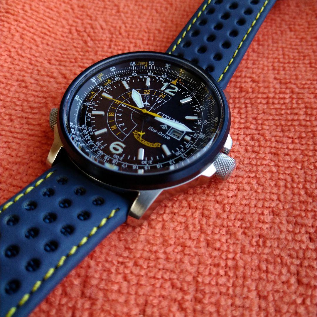 【極美品】シチズンプロマスターブルーエンジェルス BJ7007-02L海外モデル