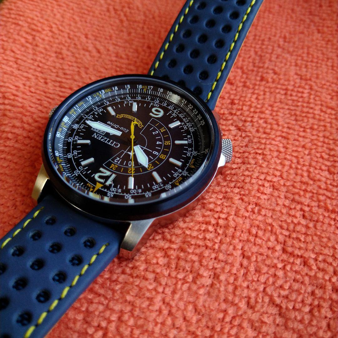 【極美品】シチズンプロマスターブルーエンジェルス BJ7007-02L海外モデル