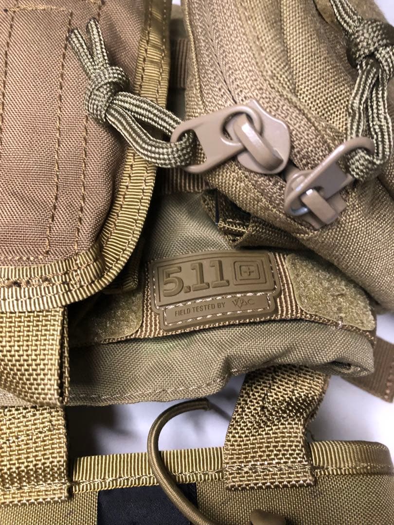 5.11タクティカルのチェストリグ&タスマニアンタイガーポーチ類その他ポーチ付き