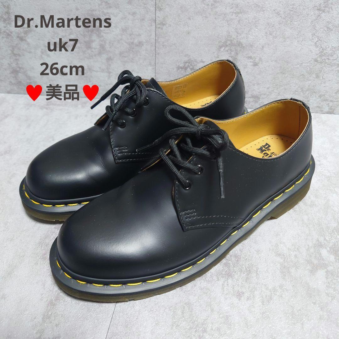 美品　ドクターマーチン　1461 3ホールシューズ　uk7　26cm　正規品