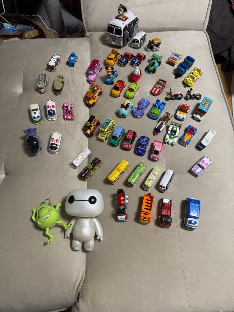 ディズニー トミカ　54台+POP 1体 +マイク 1体　まとめ　セット