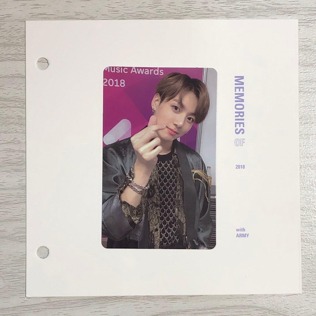 BTS Memories2018 ジョングク トレカ