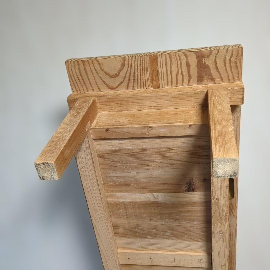 木製アンティーク ローテーブル2引き出し