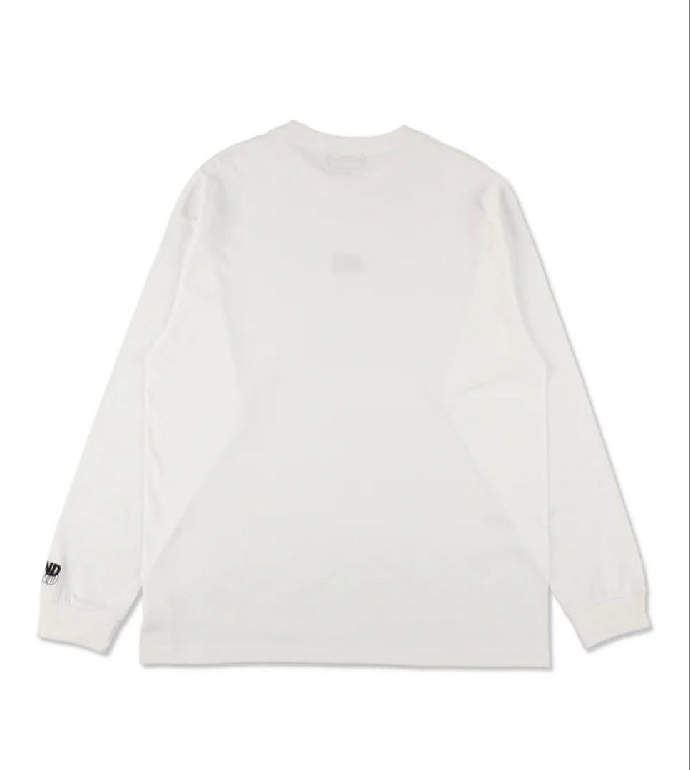 【WIND AND SEA】SMALL LOGOロングスリーブTシャツ 白 L