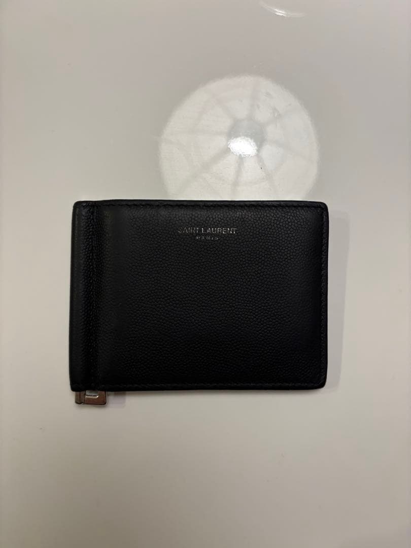 [値下げ可]SAINT LAURENT ブラック マネークリップ
