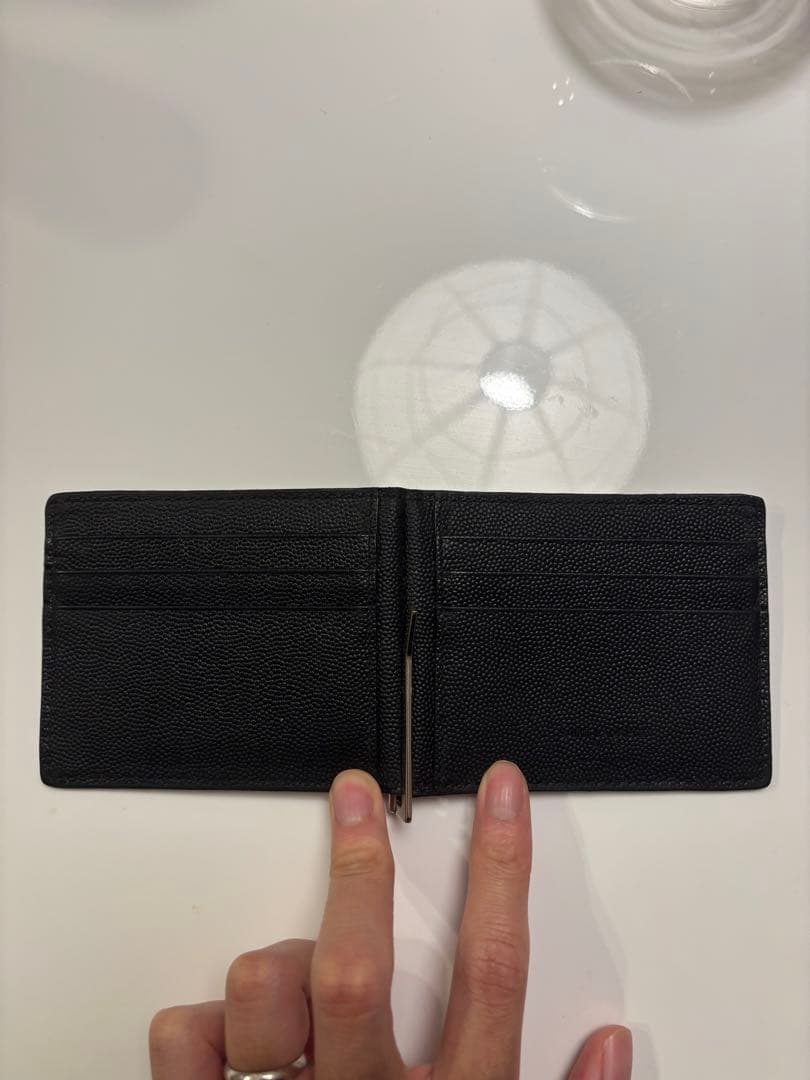 [値下げ可]SAINT LAURENT ブラック マネークリップ