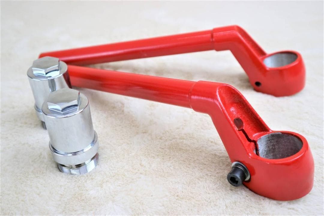 CBX純正 ハンドル 赤＋延長キット⑦/ ジェイド250 MC23 JADE