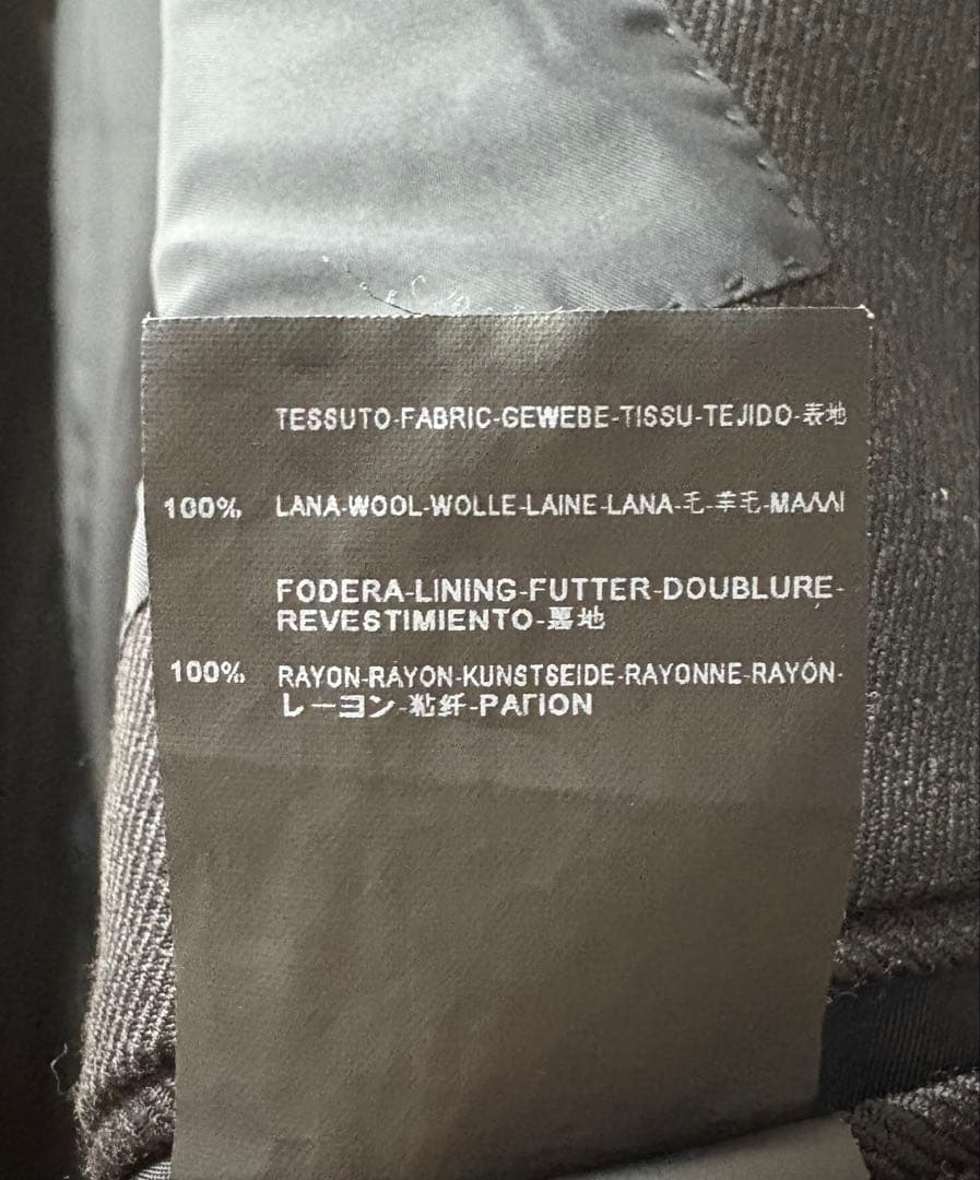 BALENCIAGA 黒 チェスターコート