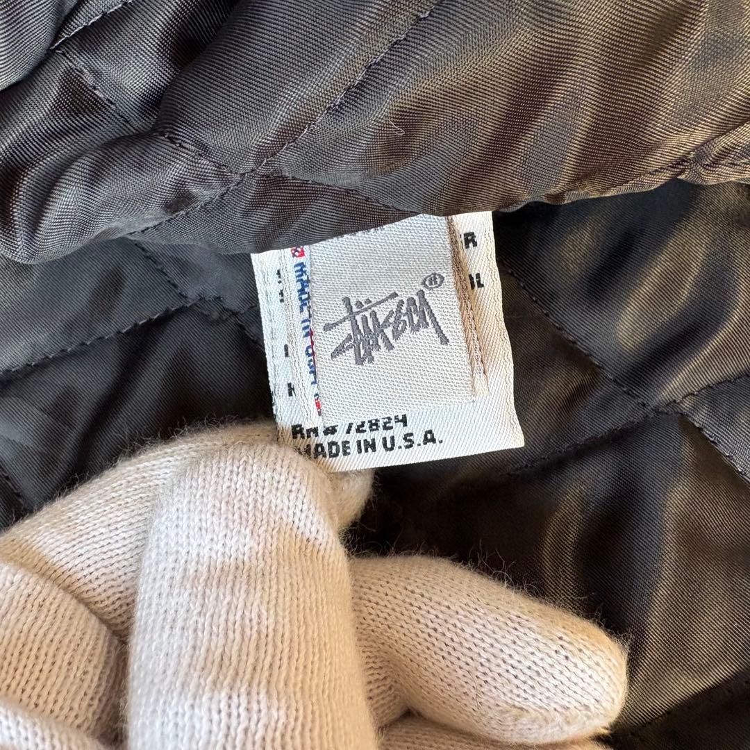 美品 OLD STUSSY ステューシー 25周年 スタジャン ブラック XL