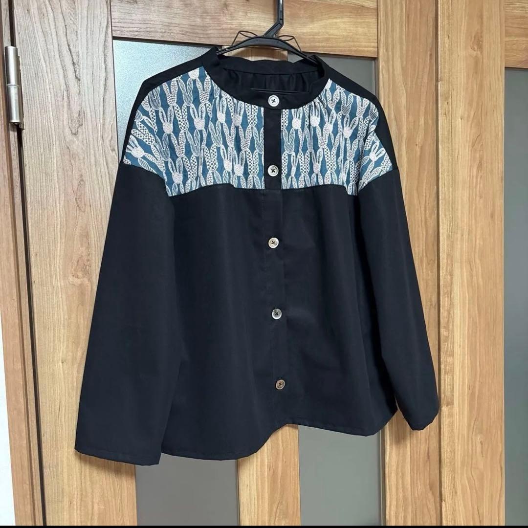 ミナペルホネン　ポンピアpomppia ジャケット　羽織り　ハンドメイド