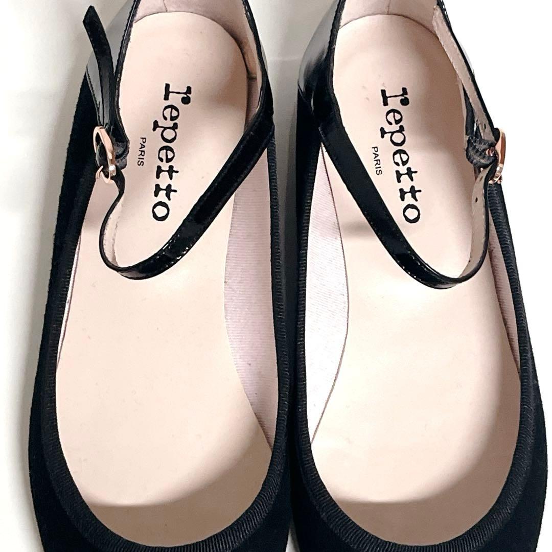 美品✨レペット クレメンス バレエシューズ ブラック 大きいサイズ40