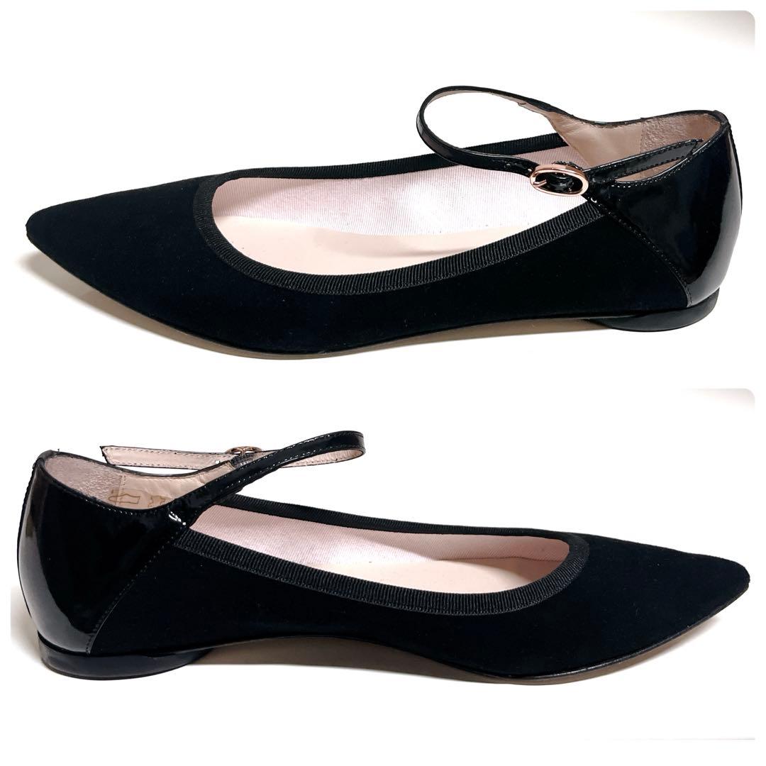 美品✨レペット クレメンス バレエシューズ ブラック 大きいサイズ40
