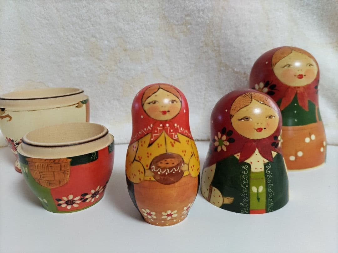 可愛いマトリューシカ ロシアで購入　9個セット