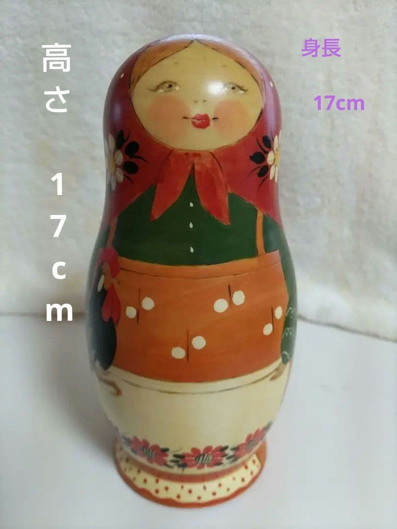 可愛いマトリューシカ ロシアで購入　9個セット