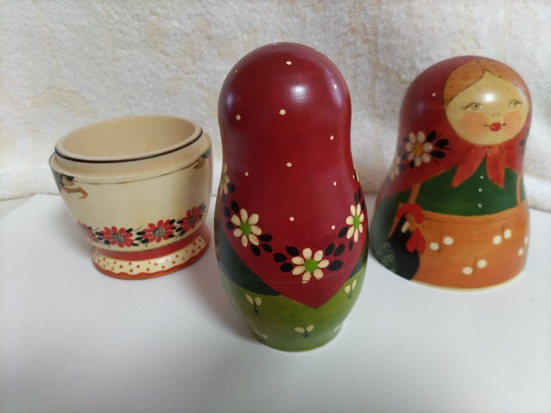 可愛いマトリューシカ ロシアで購入　9個セット