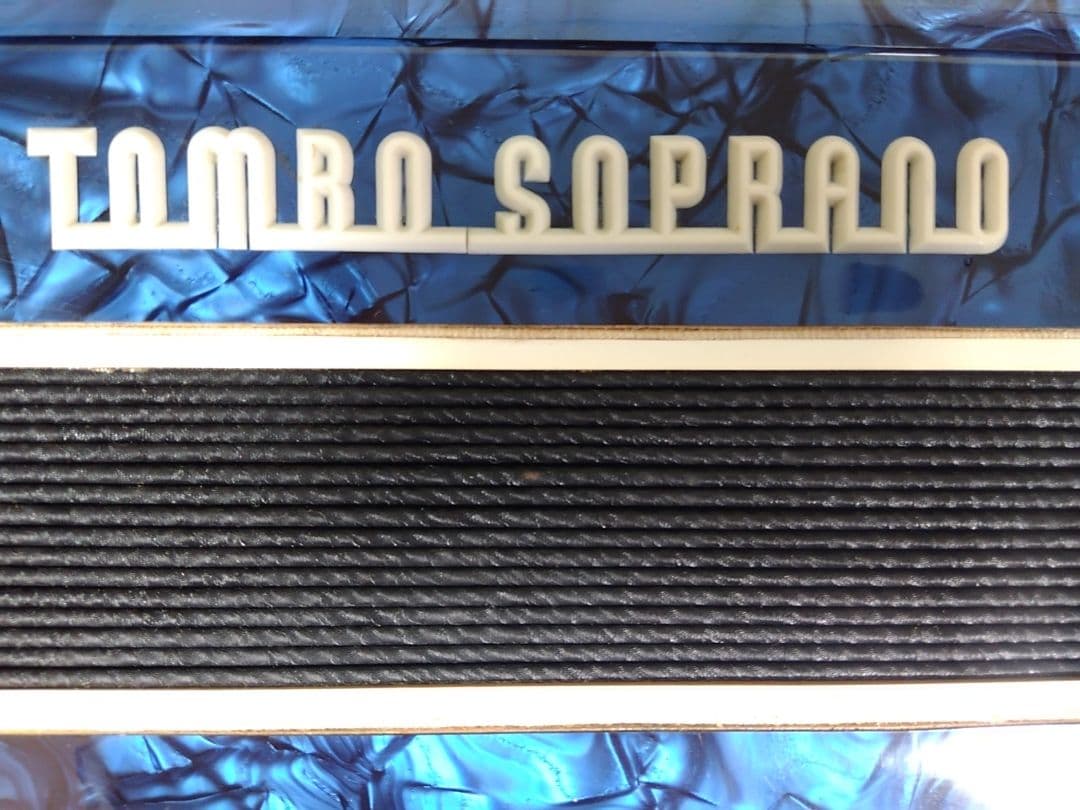 （美品即演奏可）TAMBO SOPRANO アコーディオン 青【信頼の日本製】