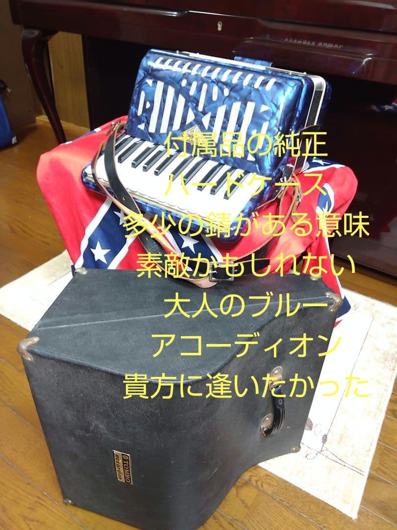 （美品即演奏可）TAMBO SOPRANO アコーディオン 青【信頼の日本製】