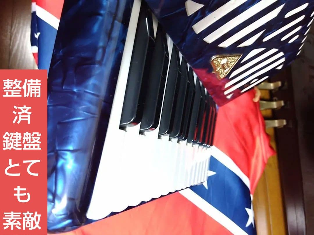 （美品即演奏可）TAMBO SOPRANO アコーディオン 青【信頼の日本製】