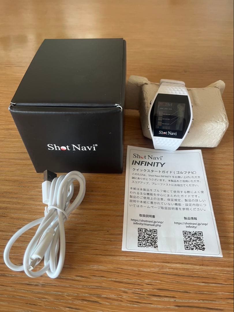 [美品] Shot Navi INFINTY (ホワイト)