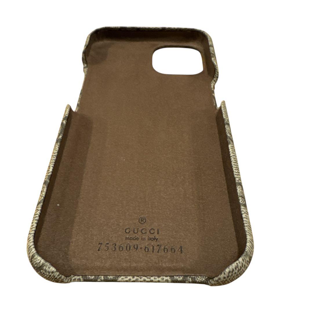 【美品】グッチ iPhoneケース GG柄キャンバスiPhone14/13対応