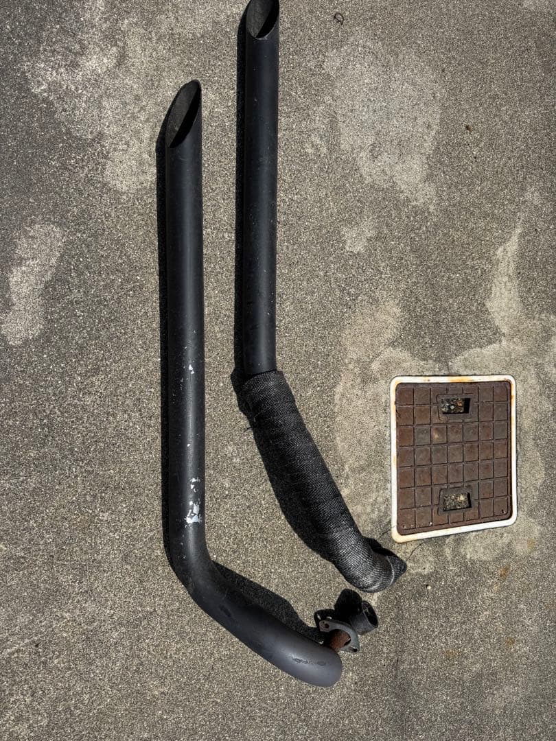 ドラックスター400スラッシュカッターマフラー