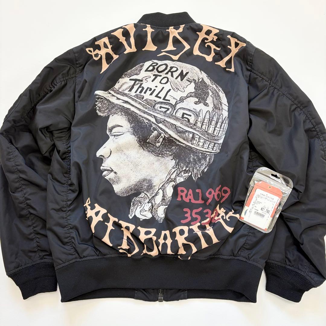 希少　AVIREX フライトジャケット MA-1 ソルジャー ジミヘンドリックス