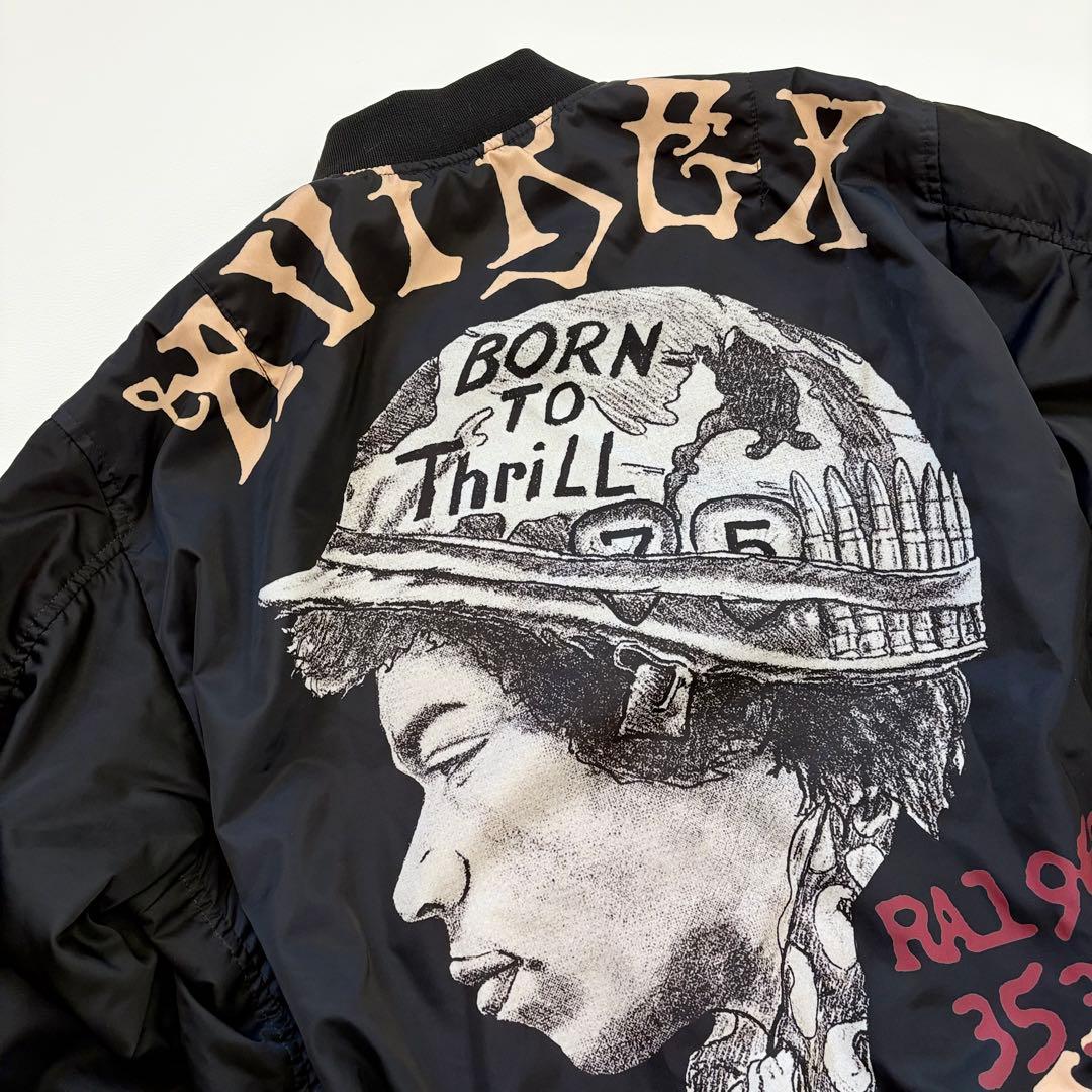 希少　AVIREX フライトジャケット MA-1 ソルジャー ジミヘンドリックス