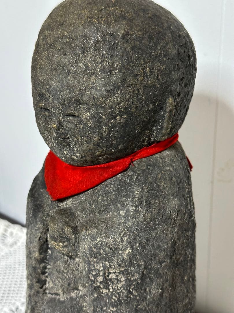 地蔵菩薩 置物 宝珠を持つお地蔵さま 28cm 石像 オブジェ 仏教 美術品