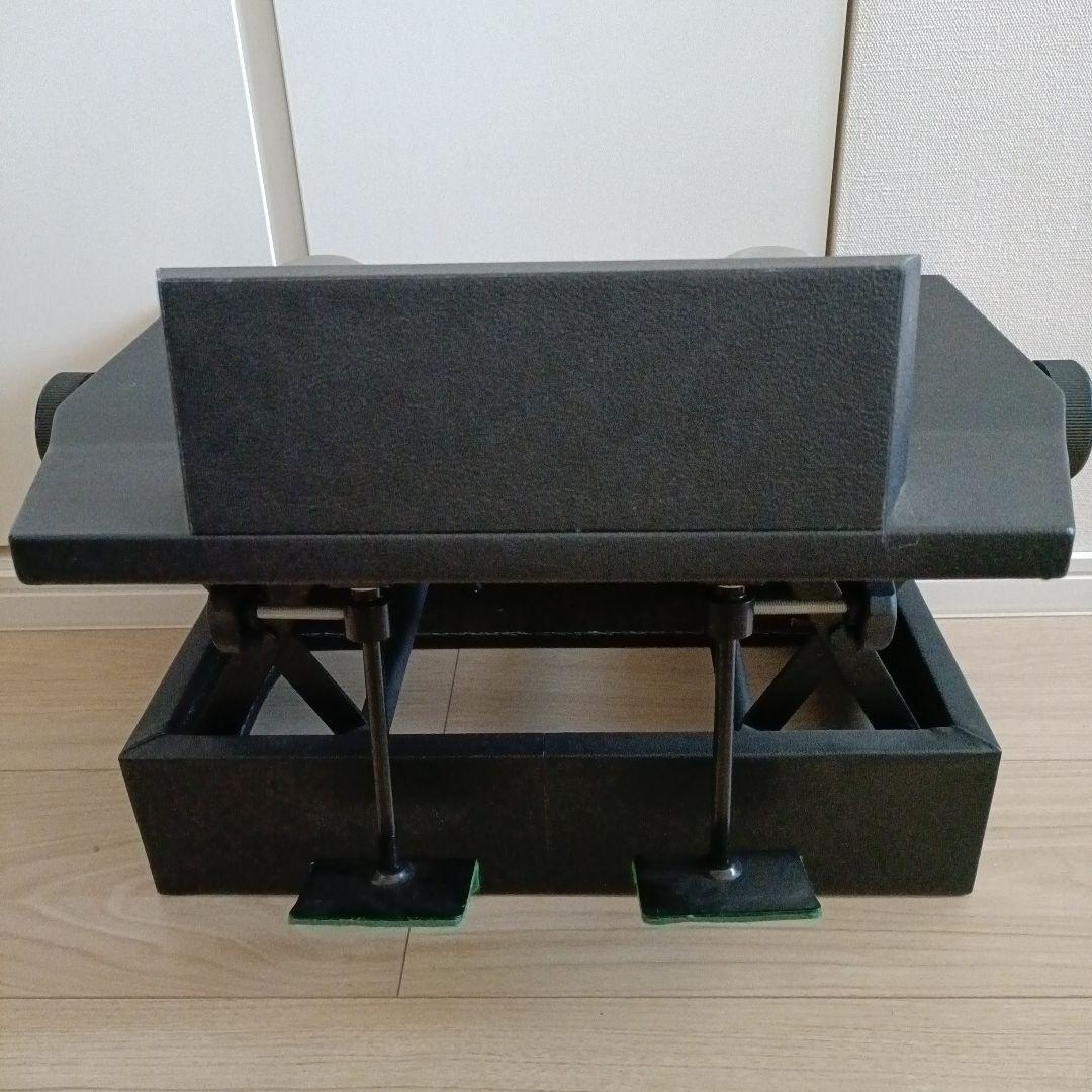 吉澤（PEACOCK）　ピアノ補助ペダル　AX-100　黒　銀ペダル　取説付