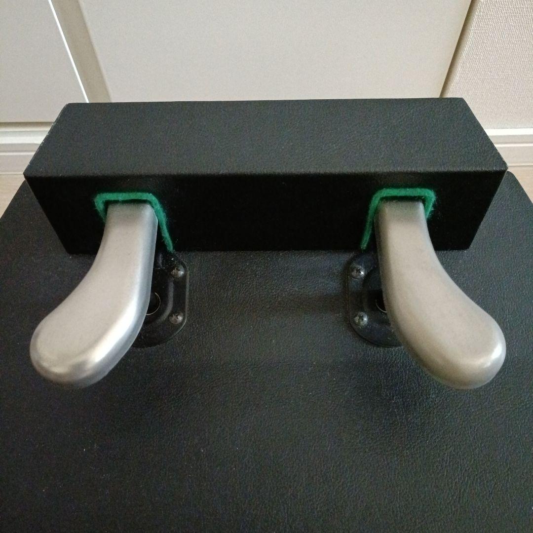 吉澤（PEACOCK）　ピアノ補助ペダル　AX-100　黒　銀ペダル　取説付