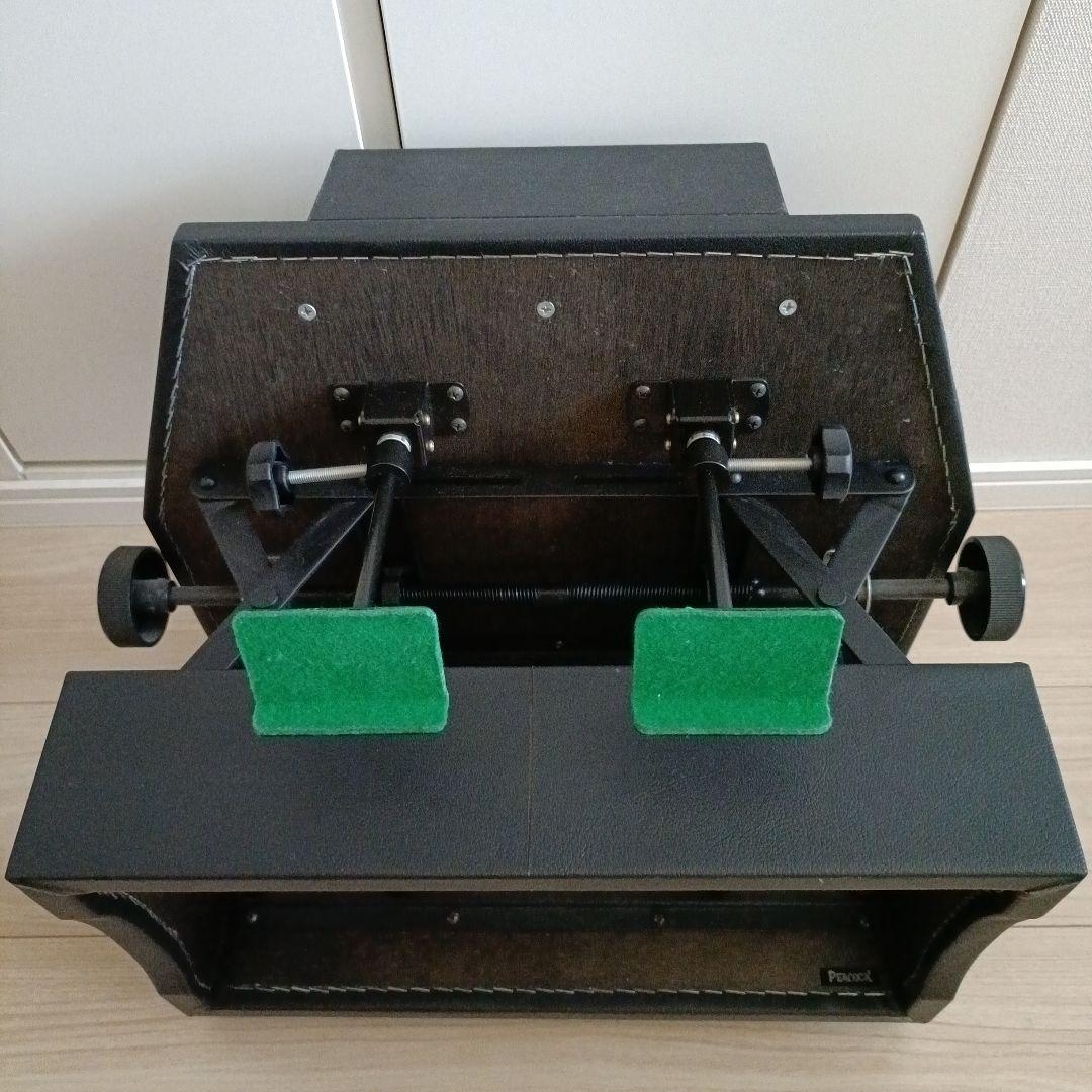 吉澤（PEACOCK）　ピアノ補助ペダル　AX-100　黒　銀ペダル　取説付