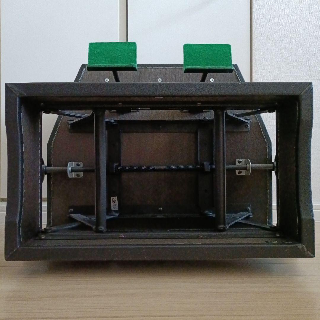 吉澤（PEACOCK）　ピアノ補助ペダル　AX-100　黒　銀ペダル　取説付