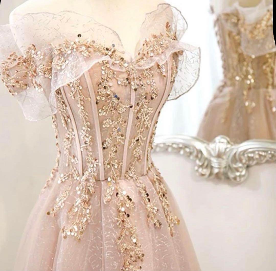 ドレス コンサート ピンク S XS