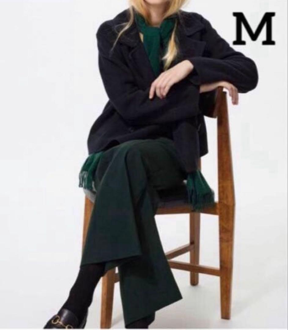 新品未使用　ダブルフェイスショートコートリラックスフィット　M ユニクロ