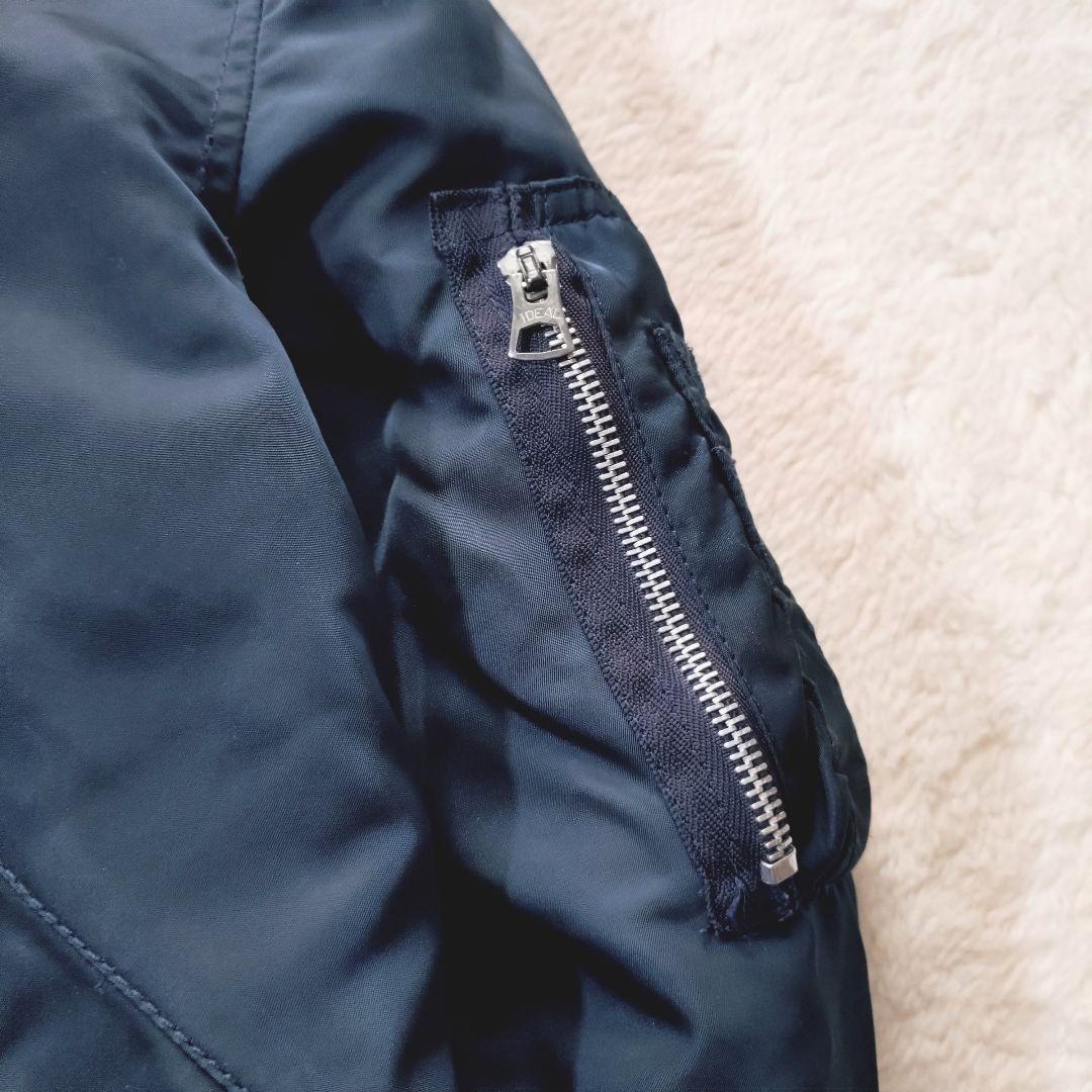 実物 80s ALPHA MA-1 bomber jkt navy IDEAL