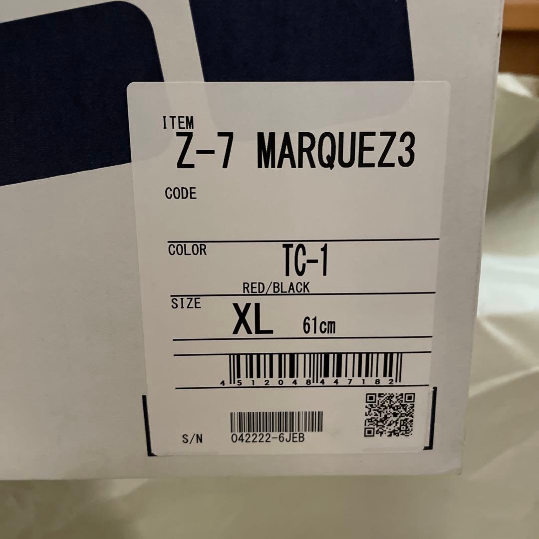 新品 SHOEI Z-7 マルケス3 MARQUEZ 3 XLサイズ