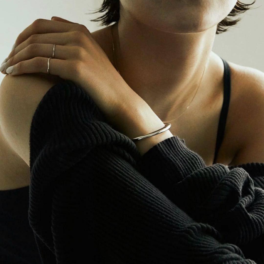 アクセサリー vebet basic volume bangle silver M