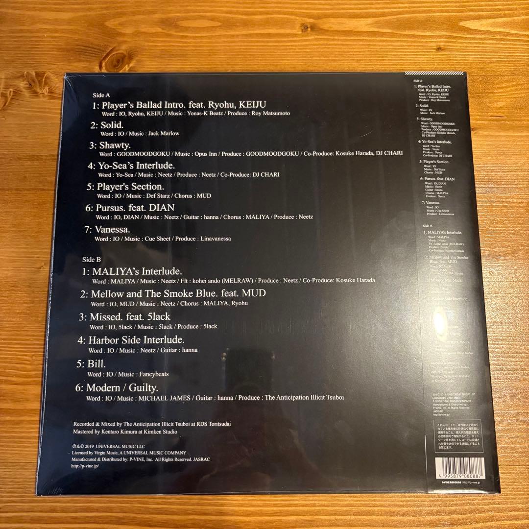 IO Player's Ballad. レコード LP