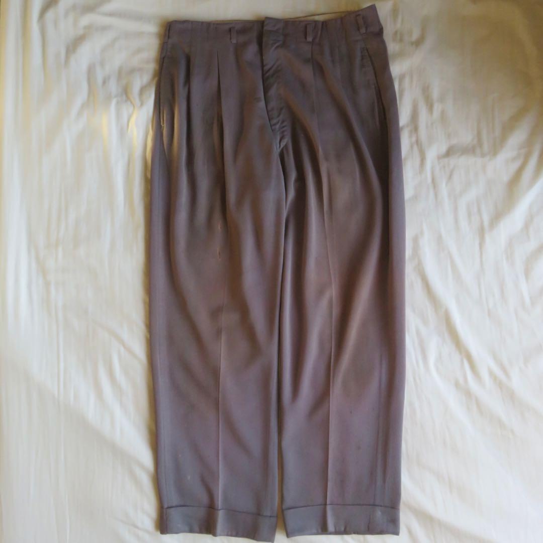 だ*も様 50s rayon gabardine slacks 【fade】