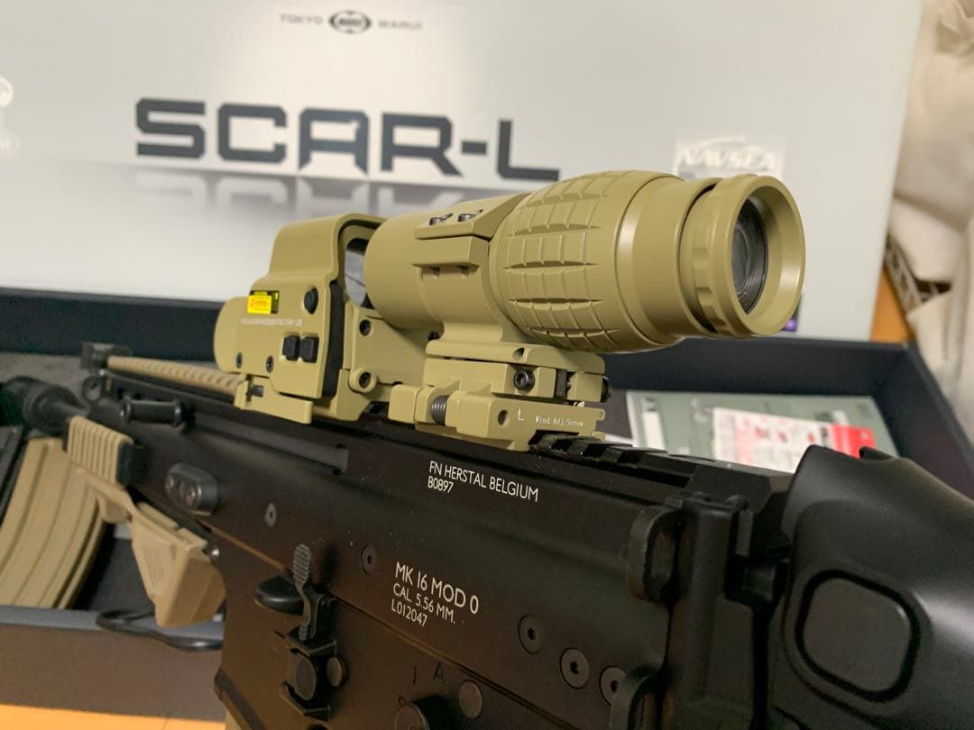 東京マルイ SCAR-L 次世代電動ガン　室内撃ちのみ　オプション多数！