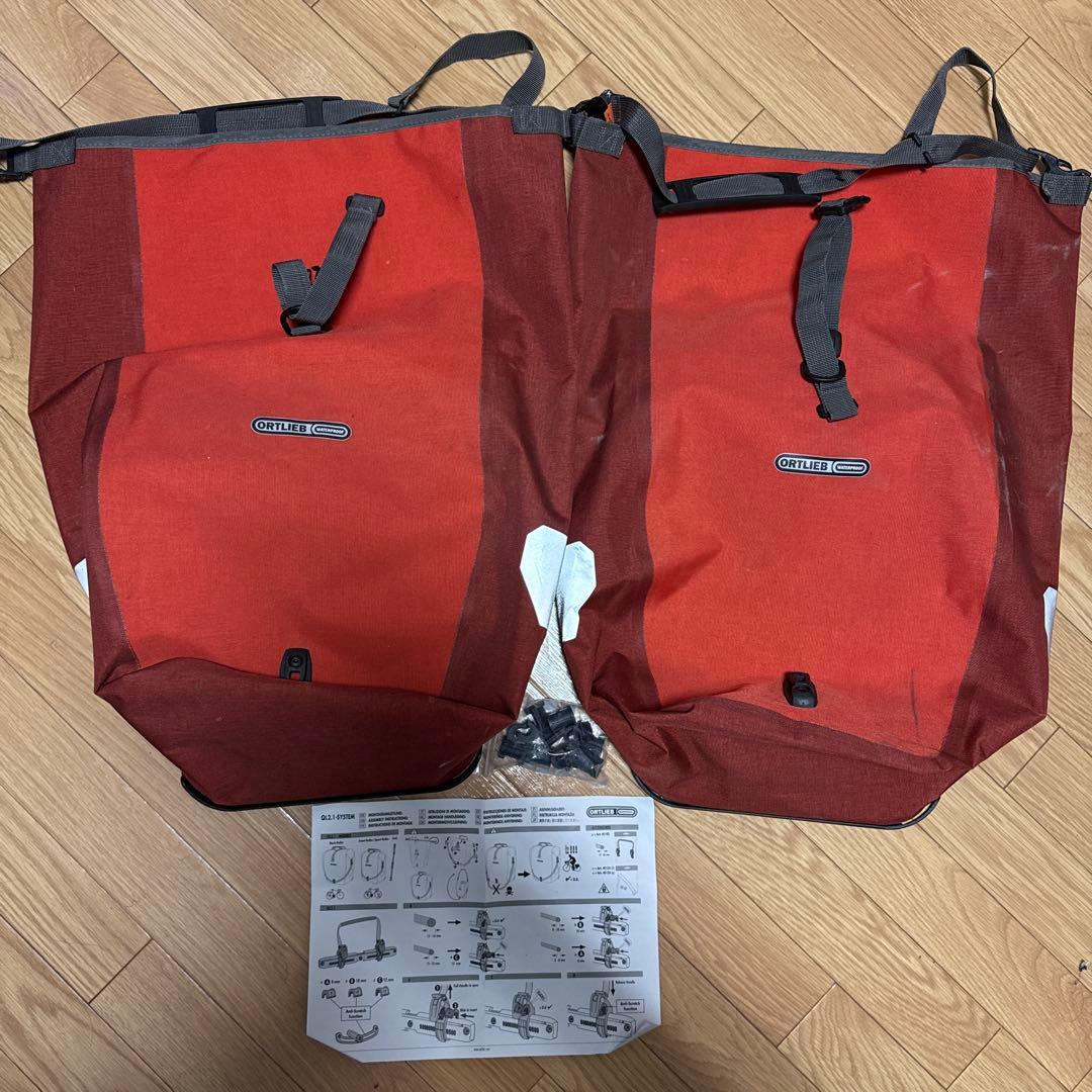 ORTLIEB バックローラークラシックQL21 F5305 レッド