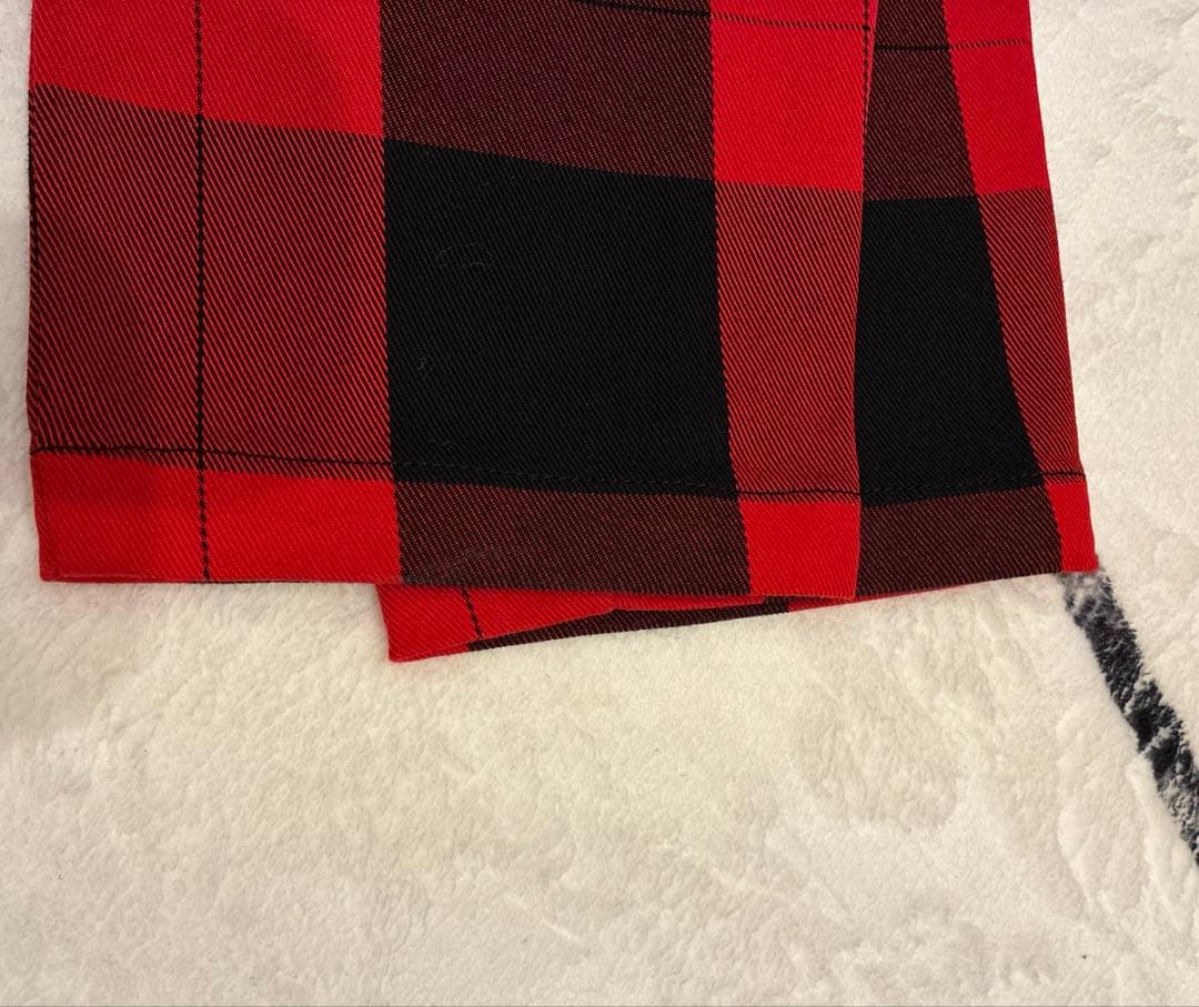 週末限定価格 パーリーゲイツ　パンツ　赤黒チェック　サイズ3
