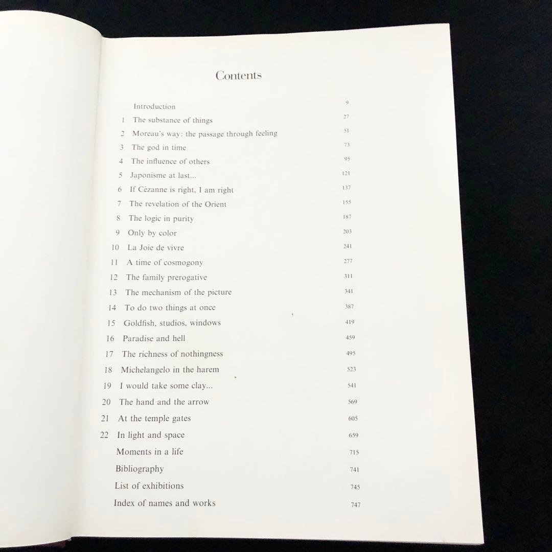 マティス 画集「MATISSE」Pierre Schneider 1984