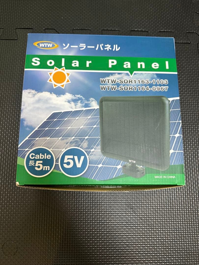 [未使用]WTW 塚本無線 防犯カメラ ソーラー WSP21+追加パネル付き