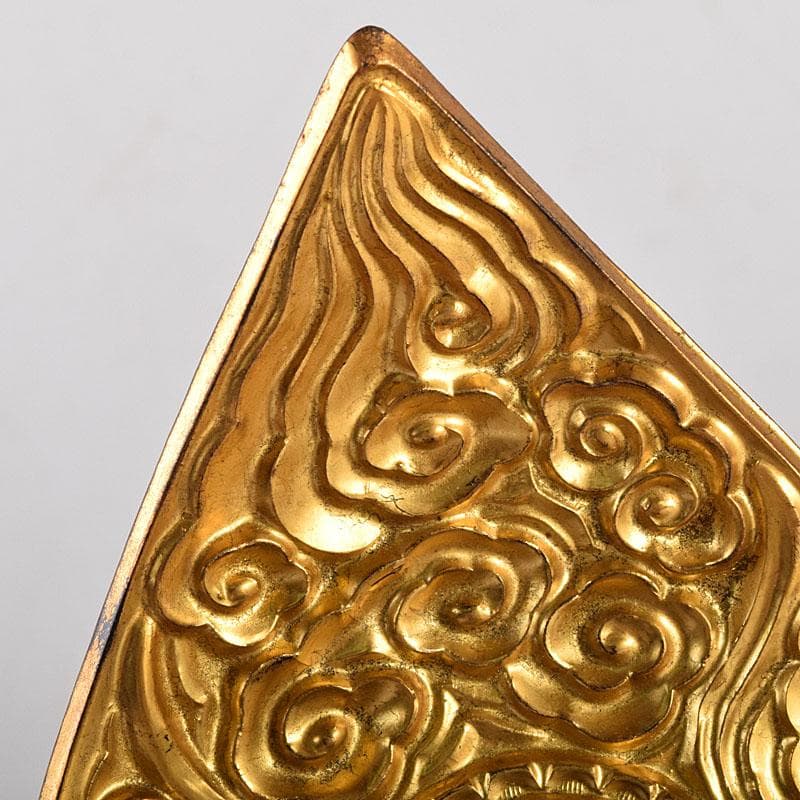 仏教美術　木彫鍍金　阿弥陀如來座像　仏像　厨子付　V　8159