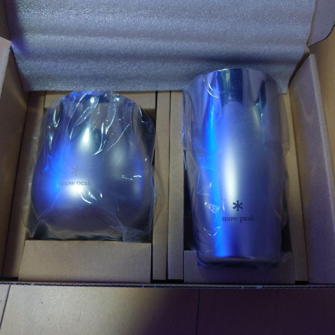 新品　グラデーションポリッシュタンブラーセット スノーピーク食器　シルバー